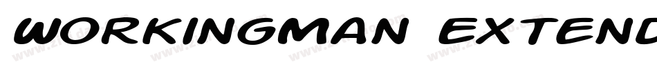 WorkingMan Extended字体转换